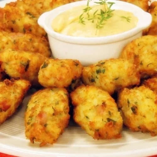 bolinho de bacalhau na airfryer