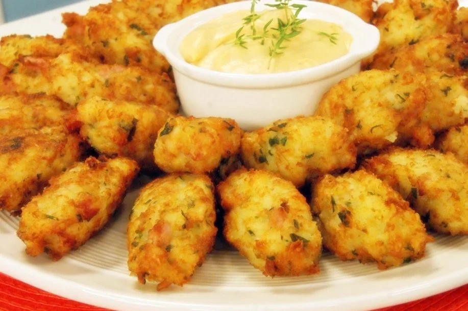 bolinho de bacalhau na airfryer