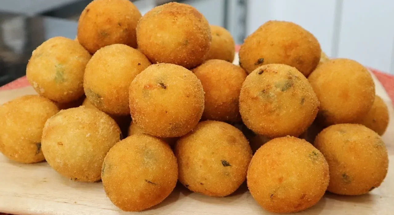Bolinho de batata doce na airfryer