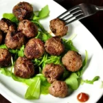 Bolinhos de carne na airfryer